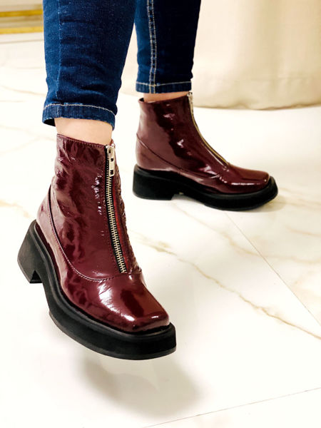 Imagen de Bota Krum Bordo Charol