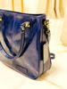 Imagen de Cartera Brit Azul Milano Lagarto