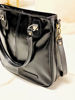Imagen de Cartera Brit Negro Milano Lagarto
