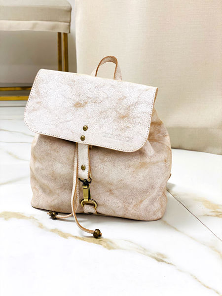 Imagen de Mochila Mandy Blanco Craquelado