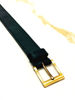 Imagen de Cinto de Cuero Unisex Negro Engrasado