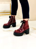 Imagen de Bota Hagrid Bordo Charol