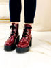 Imagen de Bota Hagrid Bordo Charol