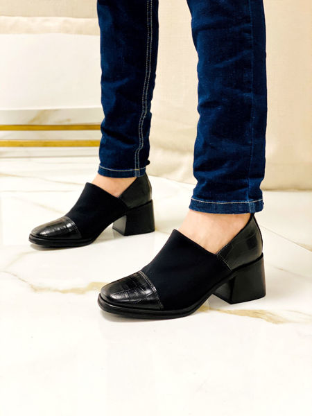 Imagen de Zapato Berlin Negro Croco