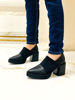 Imagen de Zapato Slytherin Negro Trenzado