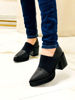 Imagen de Zapato Slytherin Negro Trenzado