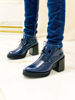 Imagen de Bota London Azul Milano Charol