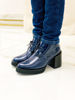 Imagen de Bota London Azul Milano Charol