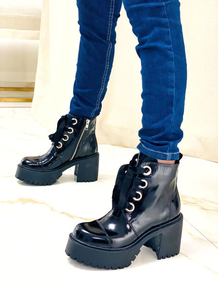Imagen de Bota Hagrid Negro Charol