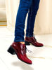 Imagen de Bota Pope Bordo Charol