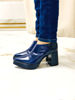 Imagen de Zapato Lagrange Azul Milano Charol