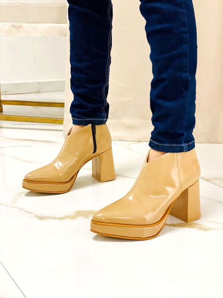 Imagen de Zapato Minerva Natural Charol