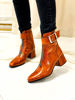Imagen de Bota Moscu Whisky Charol