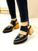 Imagen de Zapato Maslow Negro Lagarto