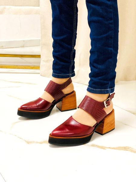 Imagen de Zapato Maslow Bordo Lagarto