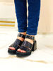 Imagen de Sandalia Gantt Negro Charol