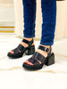 Imagen de Sandalia Gantt Negro Charol
