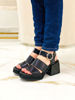 Imagen de Sandalia Gantt Negro Charol