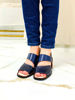 Imagen de Sandalia Perkin Azul Lagarto Milano