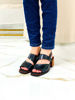 Imagen de Sandalia Perkin Negro Croco Milano