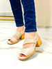 Imagen de Sandalia Perkin Natural Charol Milano