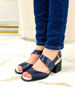 Imagen de Sandalia Venn Azul Charol Milano