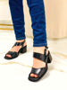 Imagen de Sandalia Venn Negro Charol Milano