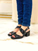 Imagen de Sandalia Venn Negro Charol Milano