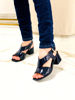 Imagen de Sandalia Boyle Azul Charol