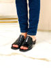 Imagen de Sandalia Servet Negro Charol