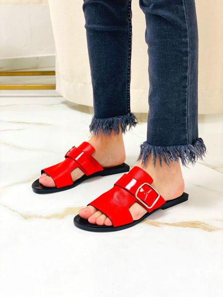 Imagen de Sandalia Calpe Rojo Gigi Charol
