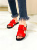 Imagen de Sandalia Calpe Rojo Gigi Charol