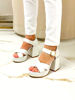 Imagen de Sandalia Thales Off White Charol
