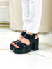 Imagen de Sandalia Wohler Negro Charol