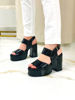 Imagen de Sandalia Wohler Negro Charol