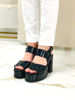 Imagen de Sandalia Wohler Negro Charol