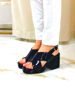 Imagen de Sandalia Pearson Negro Charol