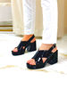 Imagen de Sandalia Pearson Negro Charol