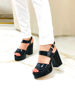 Imagen de Sandalia Chelsea Negro Charol