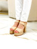 Imagen de Sandalia Chelsea Rosa Charol