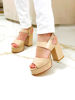 Imagen de Sandalia Chelsea Rosa Charol