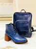 Imagen de Mochila Bouman Azul Croco