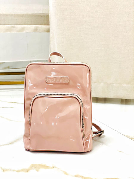 Imagen de Mochila Bouman Rosa Charol