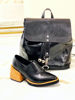 Imagen de Mochila Mandy Negro Lagarto