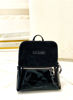 Imagen de Mochila Quidditch Negro Charol Gamuza