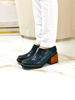 Imagen de Zapato Clooney Negro Milano Lagarto
