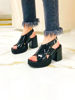 Imagen de Sandalia Jolie Negro Charol