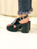 Imagen de Sandalia Jolie Negro Charol