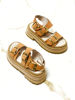 Imagen de Sandalia Gibson Nude Croco Nobuck