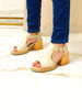 Imagen de Sandalia Hudson Natural Milano Charol
